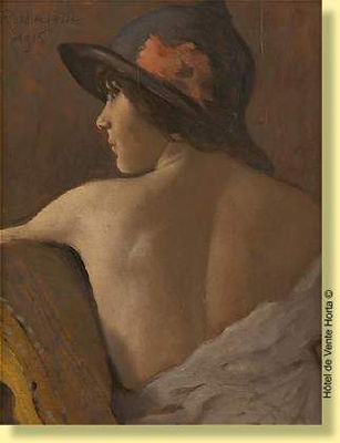 "Le chapeau bleu".