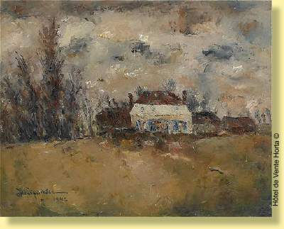 Maisons au crépuscule by Jacques Alexander - Auction record, sale price, and art valuation. Compare with similar artists and explore comparable artworks.