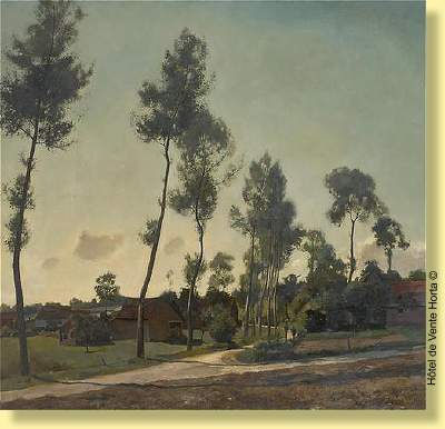 L'allée de peupliers