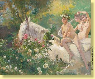 Allégorie du printemps by Antoine Daens - Auction record, sale price, and art valuation. Compare with similar artists and explore comparable artworks.