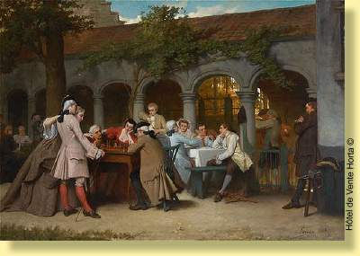 Sample artwork by Auguste Serrure (1825 - 1903), known for painting - View similar artists and auction records