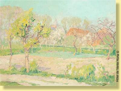 Le verger by Henri Roidot - Auction record, sale price, and art valuation. Compare with similar artists and explore comparable artworks.