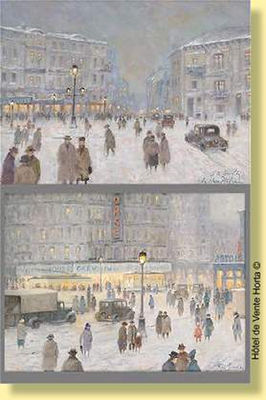 "La Bourse de Bruxelles" et "Place Madou"