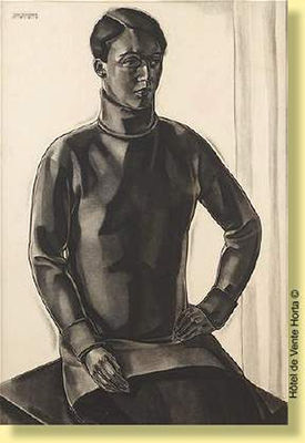 Sample artwork by Jean van Noten (1903 - 1982), known for stamp and tapestry design, portrait and marine painting - View similar artists and auction records