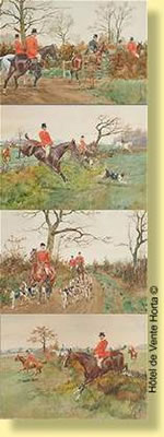 Scènes de chasse à courre. (4)