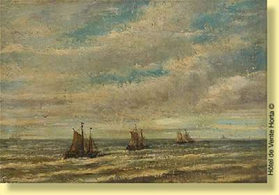 Voiliers en mer du Nord by Louis Victor Artan - Auction record, sale price, and art valuation. Compare with similar artists and explore comparable artworks.