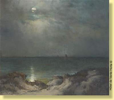 Coucher de soleil sur la mer