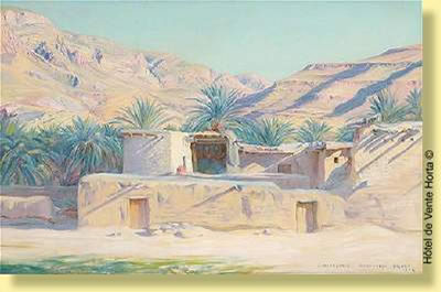 Vue de Biskra en 1902 (orientaliste).