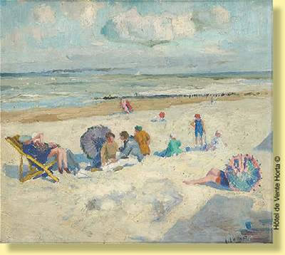 Délassement à la plage