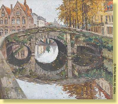 Pont à Bruges by Victor Wagemaekers - Auction record, sale price, and art valuation. Compare with similar artists and explore comparable artworks.
