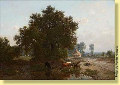 Repos au bord de la rivière