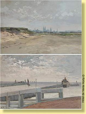 Vues d'Ostende (a pair) by Vital Keuller - Auction record, sale price, and art valuation. Compare with similar artists and explore comparable artworks.