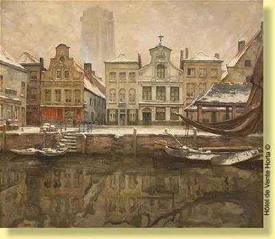 Quai enneigé