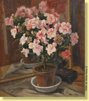Azalée en fleurs