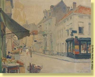 Ruelle bruxelloise by Gaston Haustraete - Auction record, sale price, and art valuation. Compare with similar artists and explore comparable artworks.