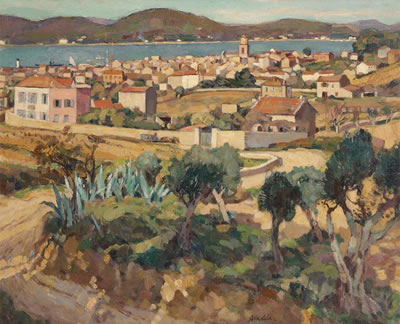 "En Provence" (Vue de saint-Tropez)
