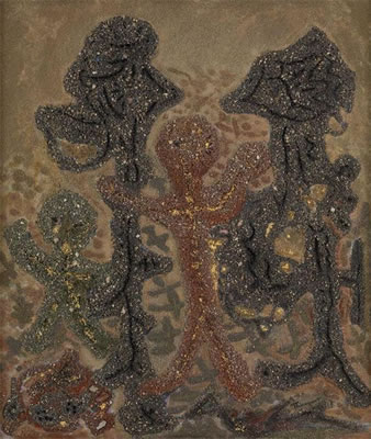 "Deux figures dans la forêt"