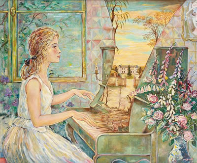 Sample artwork by Yves Bossut (Born 1941), known for painting - View similar artists and auction records