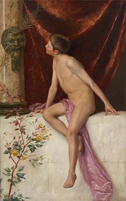 Sample artwork by Albert Geudens (1869 - 1949), known for painting - View similar artists and auction records