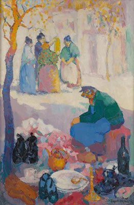 Marché en plein air