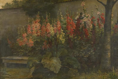 Les roses trémières