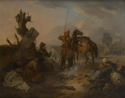 Halte d'un uhlan et son régiment by Karl Friedrich Schulz - Auction record, sale price, and art valuation. Compare with similar artists and explore comparable artworks.