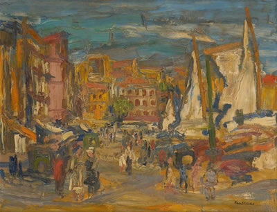 Sample artwork by Paul Maas (1890 - 1962), known for abstract - View similar artists and auction records