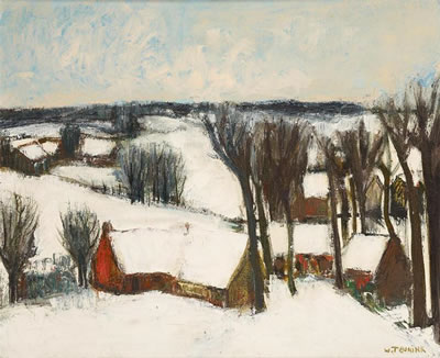 Paysage enneigé