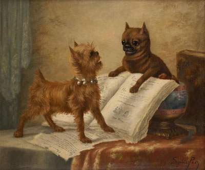 Les chiens érudits
