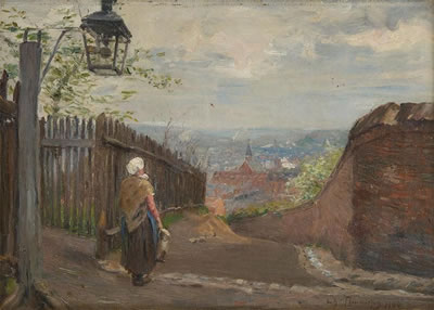 Laitière contemplant le paysage by Charles Theunissen - Auction record, sale price, and art valuation. Compare with similar artists and explore comparable artworks.