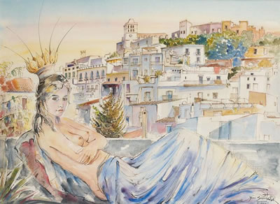 "La déesse d'Ibiza".
