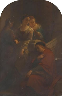 Conversation sur le parvis by Nicaise De Keyser - Auction record, sale price, and art valuation. Compare with similar artists and explore comparable artworks.