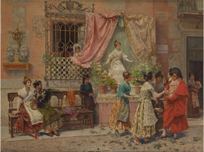 Les préparatifs des festivités by Luis Alvarez Catala - Auction record, sale price, and art valuation. Compare with similar artists and explore comparable artworks.