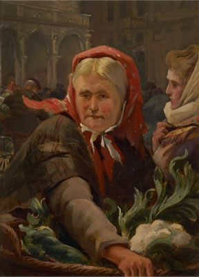 Au marché matinal