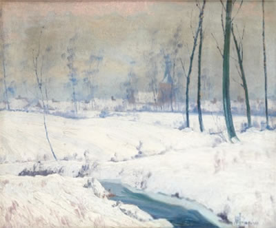 Paysage enneigé