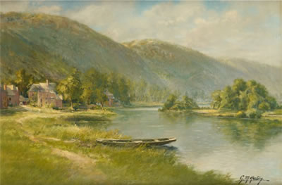 La Meuse à Chooz, France
