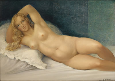 Sample artwork by Gilbert Maurice Hubin (1904 - 1982), known for painting - View similar artists and auction records