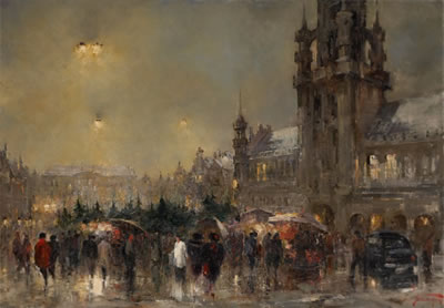 Marché aux fleurs à la Grand Place