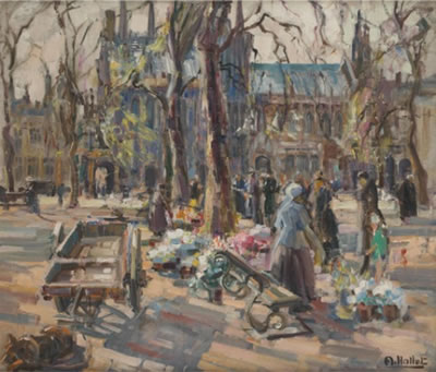 Marché à Bruges.