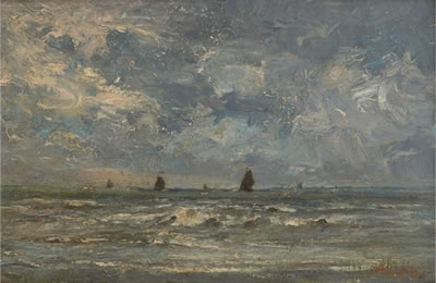Voiliers en mer du Nord