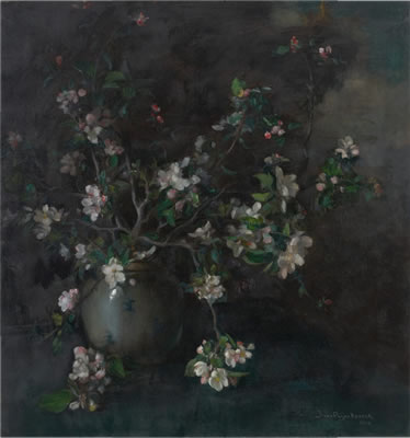L'azalée en fleurs