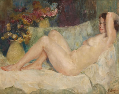 Sample artwork by Gerard Roosen (1869 - 1935), known for painting - View similar artists and auction records