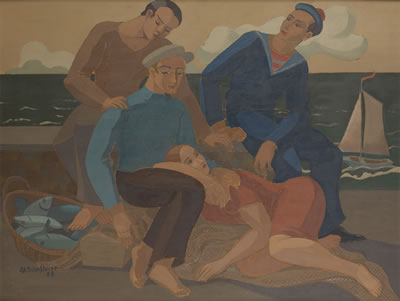Quiétude marine by Edgar Scauflaire - Auction record, sale price, and art valuation. Compare with similar artists and explore comparable artworks.