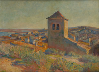 L'église du village by Eugène Boch - Auction record, sale price, and art valuation. Compare with similar artists and explore comparable artworks.