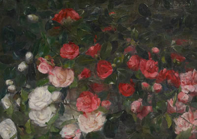 Composition aux roses.