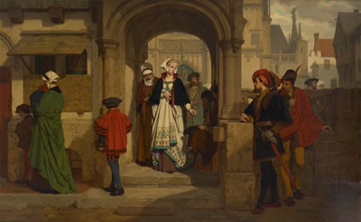 Faust et Mephistophélès attendant Marguerite à la sortie de l'église by Guillaume Koller - Auction record, sale price, and art valuation. Compare with similar artists and explore comparable artworks.