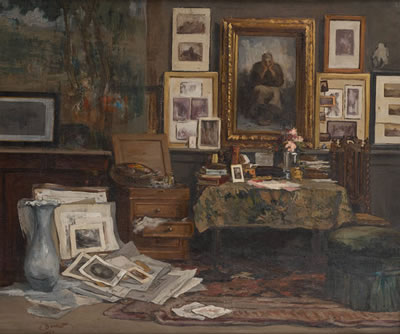 Intérieur d'artiste by Cecile Douard - Auction record, sale price, and art valuation. Compare with similar artists and explore comparable artworks.