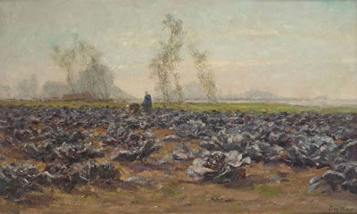 Le champ de choux rouges. by Léon Riket - Auction record, sale price, and art valuation. Compare with similar artists and explore comparable artworks.