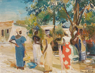 Marché africain.