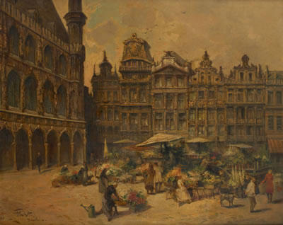 Sample artwork by Maurice Flachet (1872 - 1964), known for painting - View similar artists and auction records